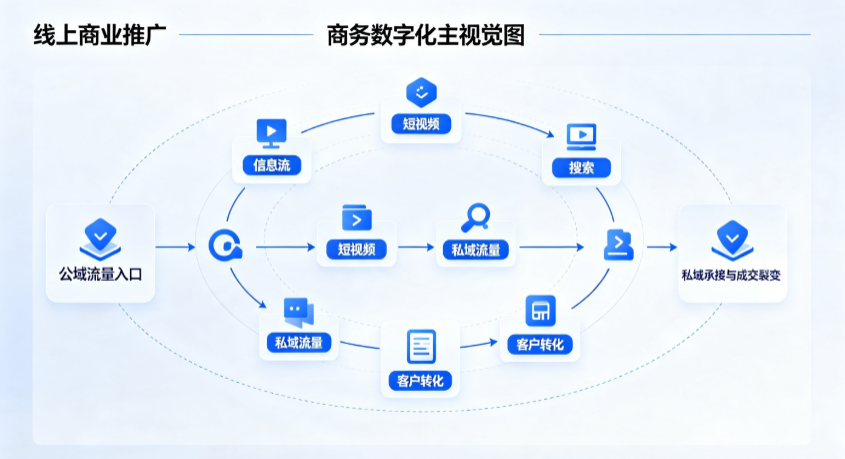滁州线上商业推广怎么做？全域流量闭环搭建与低成本转化实战指南